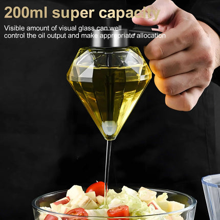 Olive Oil Dispenser, Glass Honey Dispenser with Drip Proof Seal – image 5