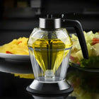 Olive Oil Dispenser, Glass Honey Dispenser with Drip Proof Seal, Diamond Sauce Bottle for Vinegar, Kitchen Gadget