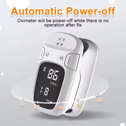 Digital Blood Glucose Monitor | Compact Fingertip Device with LED Display | Non-Invasive Monitoring for Health Tracking 4