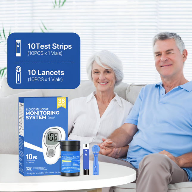 Digital Glucose Monitor Kit | Rapid Results Blood Sugar Testing Device | Compact Solution for Home and Travel 1