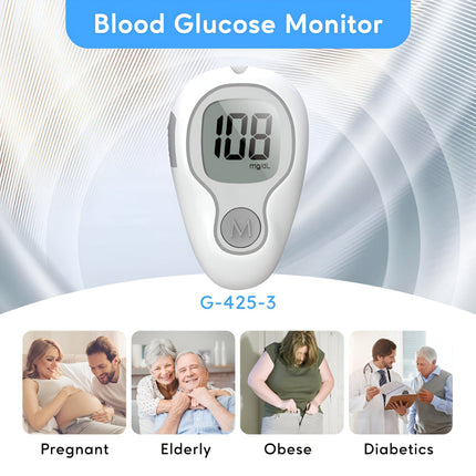 Digital Glucose Monitor Kit | Rapid Results Blood Sugar Testing Device | Compact Solution for Home and Travel 4