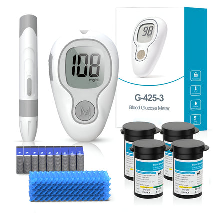 Digital Glucose Monitor Kit | Rapid Results Blood Sugar Testing Device | Compact Solution for Home and Travel 8