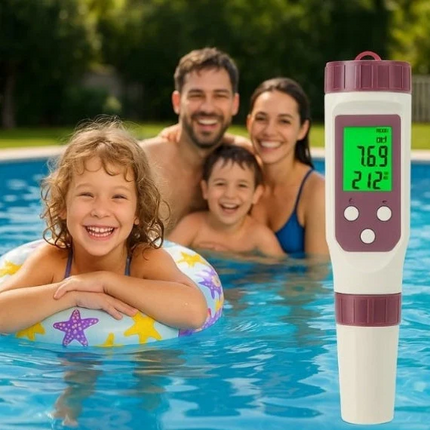 Digital Pool Water Tester | 7-in-1 Electronic Test Kit with Mobile App | Accurate Water Analysis for Pools and Spas 1