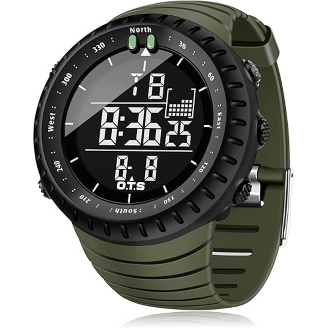 Digital Sports Watch | Waterproof & Shock-Resistant Design with LED Backlighting | Ideal for Active Lifestyles 1