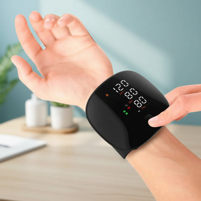 Digital Wrist Blood Pressure Monitor with Automatic Readings & Arrhythmia Detection | Portable Health Device for Home Use 1