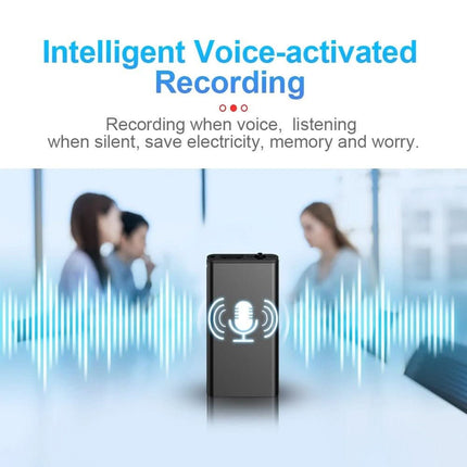 Digital Voice Recorder with Voice Activation, Audio Recorder for Lectures and Meetings, Note Recorder, Dictaphone
