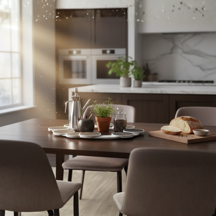 Dining Essentials | Lazy Susan Serving Stand with 360° Rotation | Versatile Design for Effortless Access 6