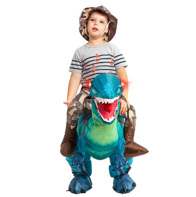Dino Adventure | Kids Halloween Costume - Inflatable Dinosaur for Fun Playtime 1
