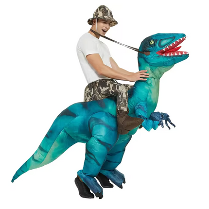 Dino Adventure | Kids Halloween Costume - Inflatable Dinosaur for Fun Playtime 7