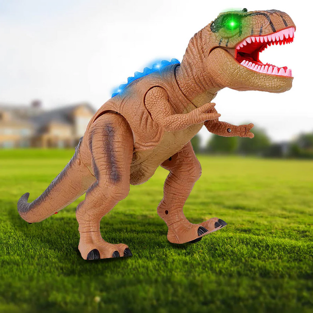 Dino Explorer | Remote Control Dinosaur Toy with Realistic Walking & Roaring Sounds | Interactive Fun for Kids 1