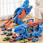 Dino Racer | Folding Dinosaur Transporter Car Set with 2 Die-Cast Cars | Engaging Design for Thrilling Playtime 0