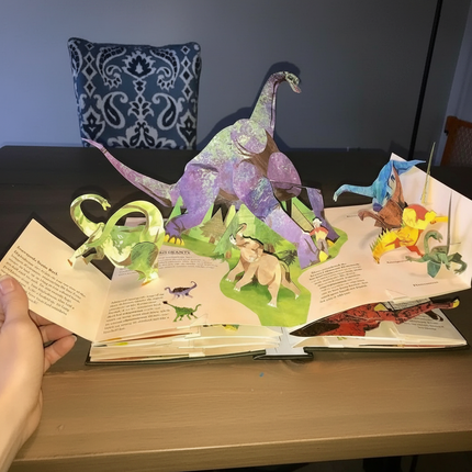 Dinosaur Adventure | 3D Pop-up Book with Sturdy Pages & Colorful Illustrations | Interactive Learning for Kids 2