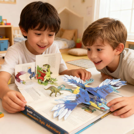 Dinosaur Adventure | 3D Pop-up Book with Sturdy Pages & Colorful Illustrations | Interactive Learning for Kids 3