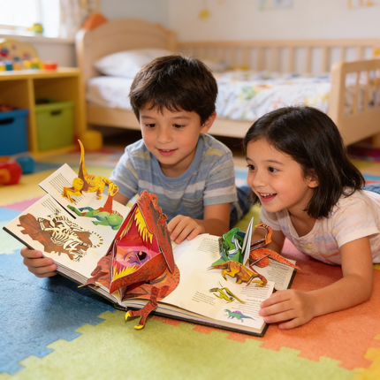 Dinosaur Adventure | 3D Pop-up Book with Sturdy Pages & Colorful Illustrations | Interactive Learning for Kids 5
