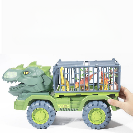 Dinosaur Adventure | Toy Truck Playset with Cage Design & Figures | Interactive Fun for Imaginative Play 2