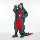 Dinosaur Costume | Adult Jumpsuit with Wig & Shoe Covers | Fun Cosplay Outfit for Halloween 0