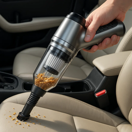 Cordless Car Vacuum Cleaner, Handheld Vacuum with Blower and 6 Attachments, Portable Car Vacuum for Interior Cleaning
