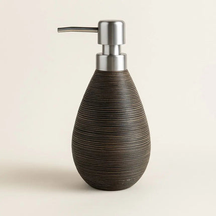 Bathroom Soap Dispenser, Ceramic Lotion Dispenser for Shower Gel, Japanese Retro Bathroom Accessories, Bathroom Decor