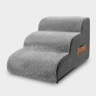 Dog Bed Stairs, Foam Dog Steps for Couch and Sofa, Non Slip Dog Stairs with Removable Cover