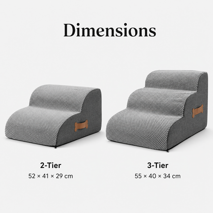 Dog Bed Stairs, Non Slip Dog Stairs with Removable Cover – image 5