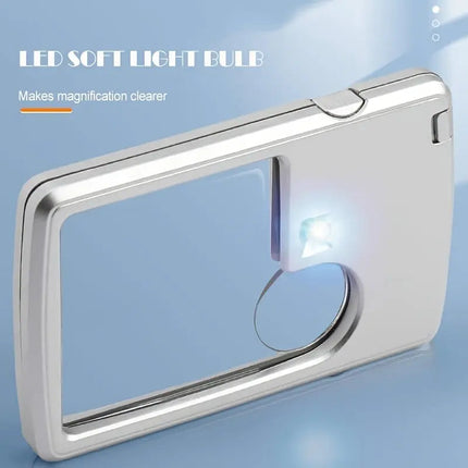Hand Held Magnifying Glass with Light, Pocket Magnifying Glass for Reading – image 6
