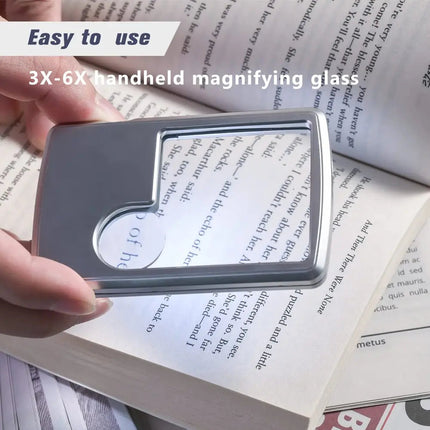 Handheld Magnifier with LED Lighting, Hand Held Magnifying Glass with Light – image 9