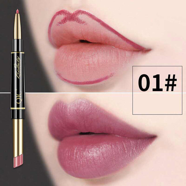 Lip Liner Pencil Double Ended, Long Lasting Lip Liner with Twist Up Tip – image 8