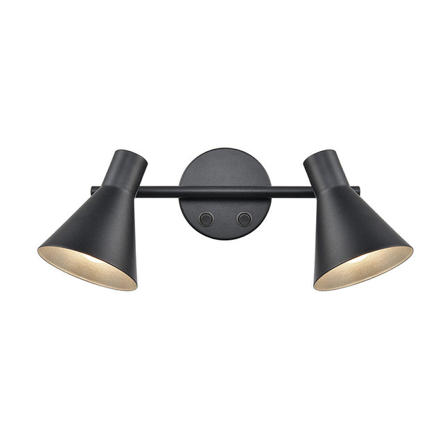 Double Spotlight Wall Light | Adjustable Heads & Modern Design for Enhanced Illumination 0