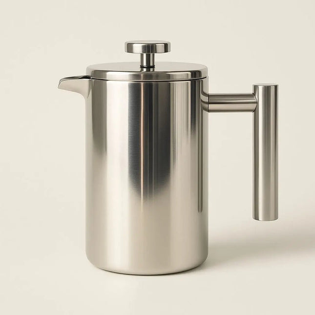Stainless Steel French Press Coffee Maker, Insulated Double Wall Coffee Press, Manual Coffee Maker and Tea Press
