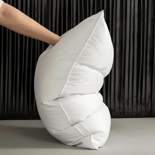 Goose Down Pillow, Hypoallergenic Pillow for Sleeping, Soft Neck Support Pillow in Standard Size_03