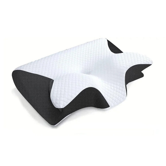 DreamAlign | Ergonomic Memory Foam Pillow with Contour Shape | Breathable Design for Neck Pain Relief 0