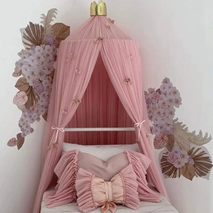 Dreamy Retreat | Bed Canopy for Girls with Soft Fabric & Easy Installation | Enchanting Decor for Cozy Sleep 4