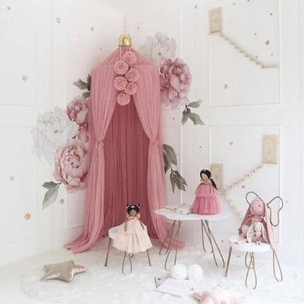 Dreamy Retreat | Bed Canopy for Girls with Soft Fabric & Easy Installation | Enchanting Decor for Cozy Sleep 6