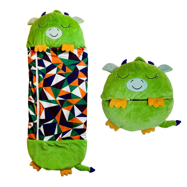 Dreamy Sack | Kids Animal Sleeping Bag with Plush Toy Combo | Cozy Sleep Solution for Restful Nights 0