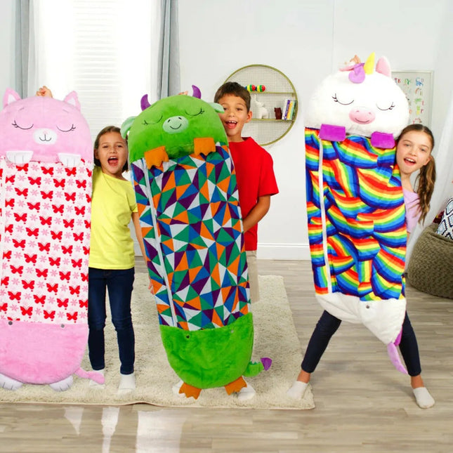 Dreamy Sack | Kids Animal Sleeping Bag with Plush Toy Combo | Cozy Sleep Solution for Restful Nights 1