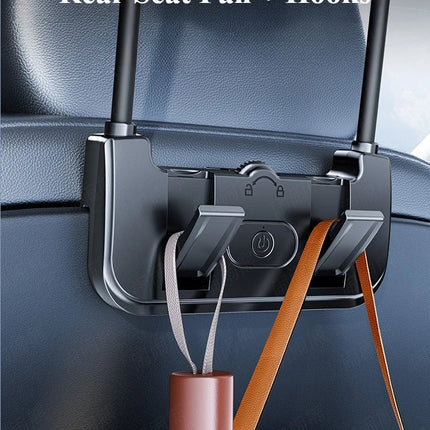 Dual-Head Car Fan | USB-C Powered with 360° Rotation | Adjustable Airflow for Rear Seat Comfort 5