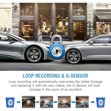 Dual View | Dash Cam for Car with 1080P Dual Recording & 170° Lens | Comprehensive Coverage for Safety 5