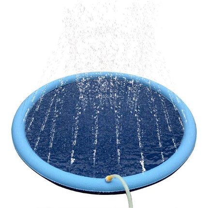 Durable Dog Splash Pad | 60/67 Outdoor Cooling Mat with Sprinkler | Safe Water Play for Dogs 2