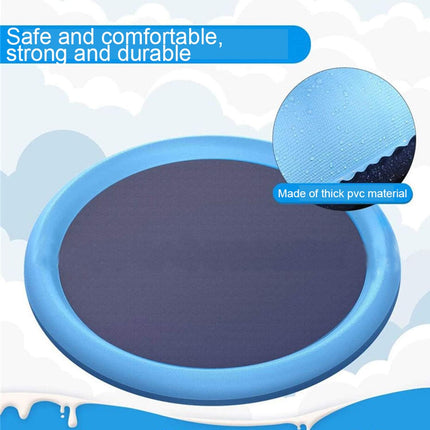 Durable Dog Splash Pad | 60/67 Outdoor Cooling Mat with Sprinkler | Safe Water Play for Dogs 3