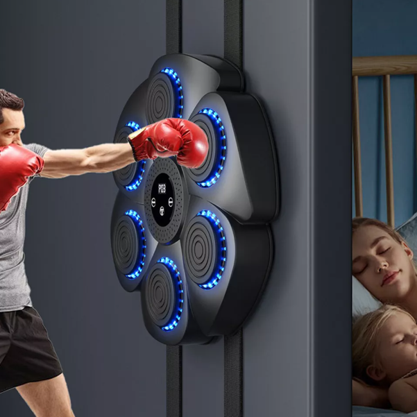 Dynamic Boxing Pad | Interactive Punching Pad with Rhythm Guidance | Enhance Coordination and Cardio Workouts 0