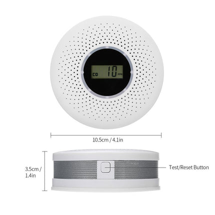 Smoke and Carbon Monoxide Detector, Battery Operated Smoke Detector – image 4