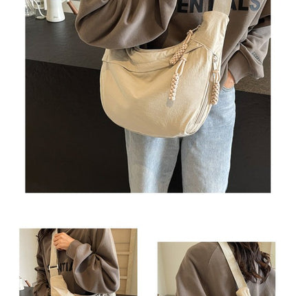 EVERCARRY | Nylon Shoulder Bag with Smart Compartments | Lightweight & Water-Repellent for Everyday Use 3