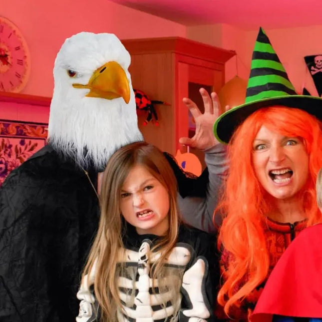 Eagle Head Mask | Realistic Animal Costume Accessory for Halloween Fun 1