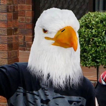 Eagle Head Mask | Realistic Animal Costume Accessory for Halloween Fun 2