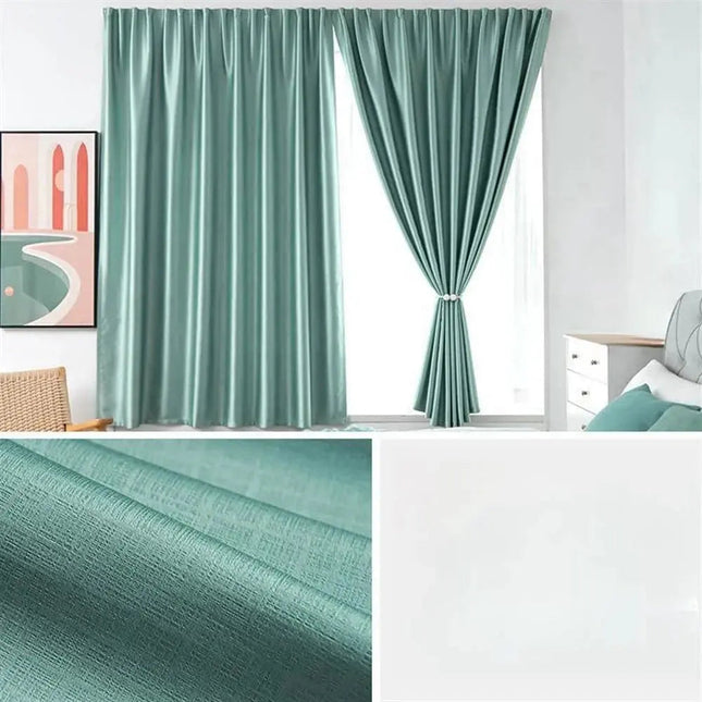Eco-Friendly Blackout Curtains for Bedroom with Velcro Fastening | UPF100 Light Control and UV Protection 0