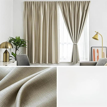 Eco-Friendly Blackout Curtains for Bedroom with Velcro Fastening | UPF100 Light Control and UV Protection 10
