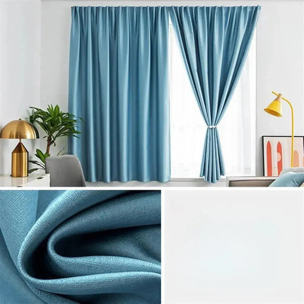 Eco-Friendly Blackout Curtains for Bedroom with Velcro Fastening | UPF100 Light Control and UV Protection 11