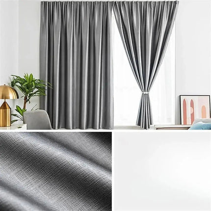 Eco-Friendly Blackout Curtains for Bedroom with Velcro Fastening | UPF100 Light Control and UV Protection 12