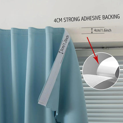 Eco-Friendly Blackout Curtains for Bedroom with Velcro Fastening | UPF100 Light Control and UV Protection 4