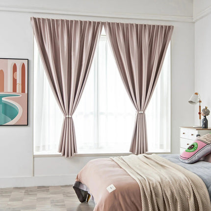 Eco-Friendly Blackout Curtains for Bedroom with Velcro Fastening | UPF100 Light Control and UV Protection 5